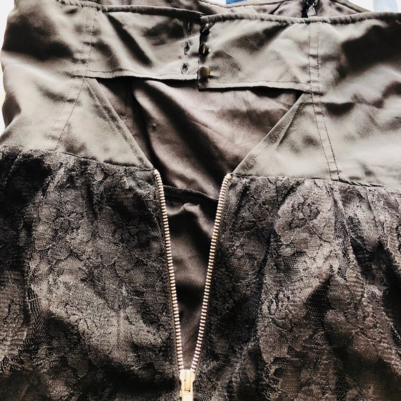 Lace black shirt, dress, blouse, T-shirt - Picture 6 of 8